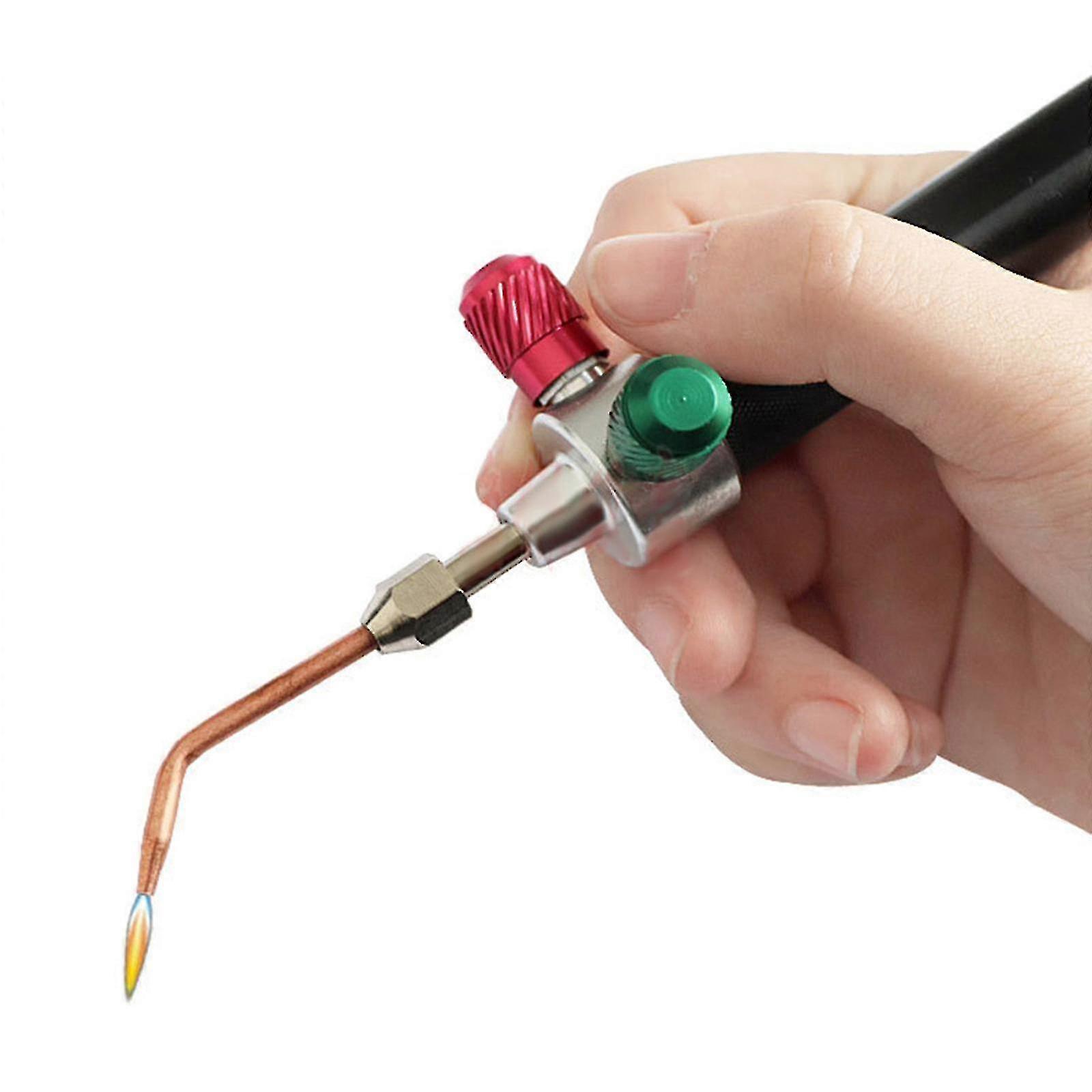 Micro torch welding kit for metal with oxygen acetylene propane