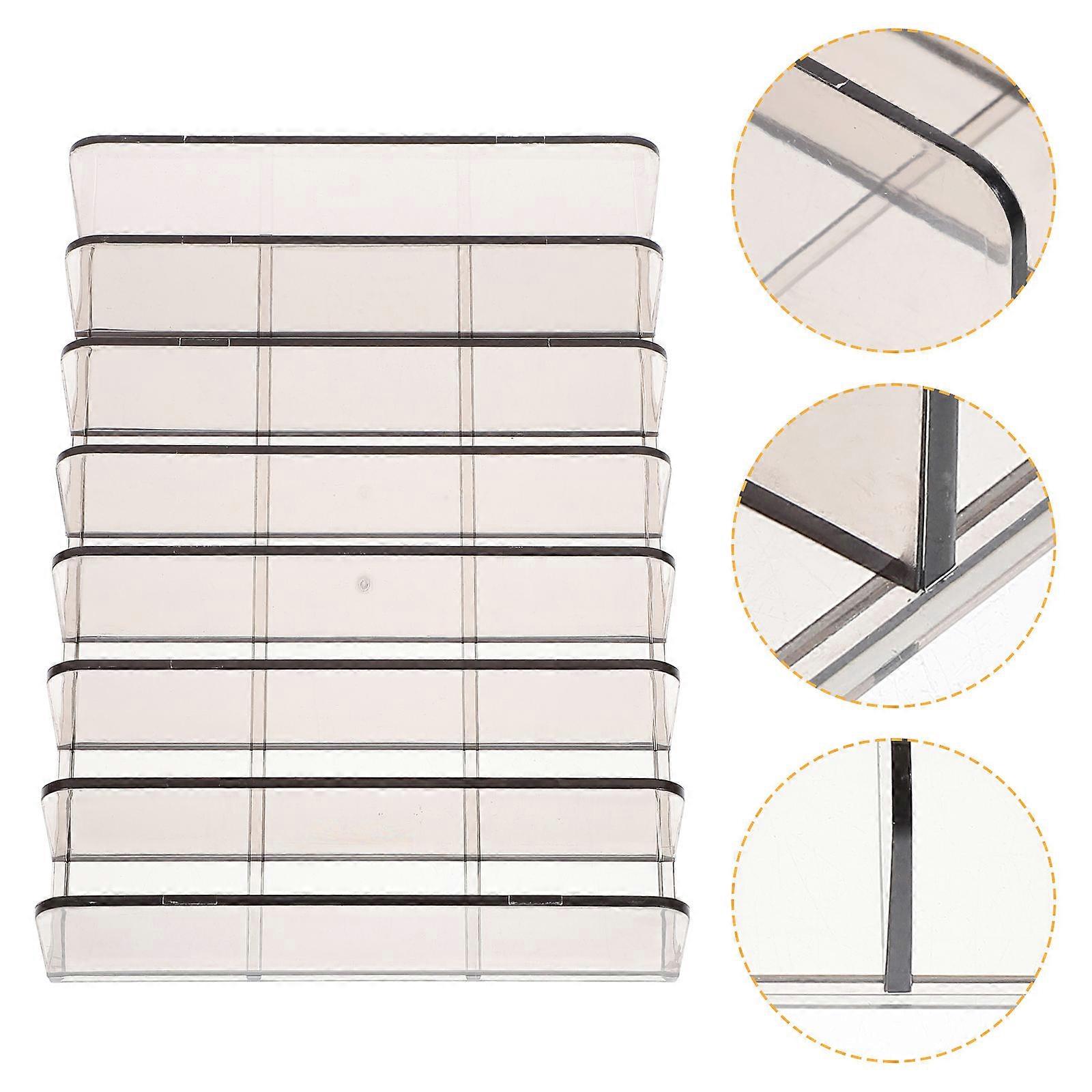 Large Plastic Tray Cash Drawer Tray for Storage 4Pcs Portable Currency Till