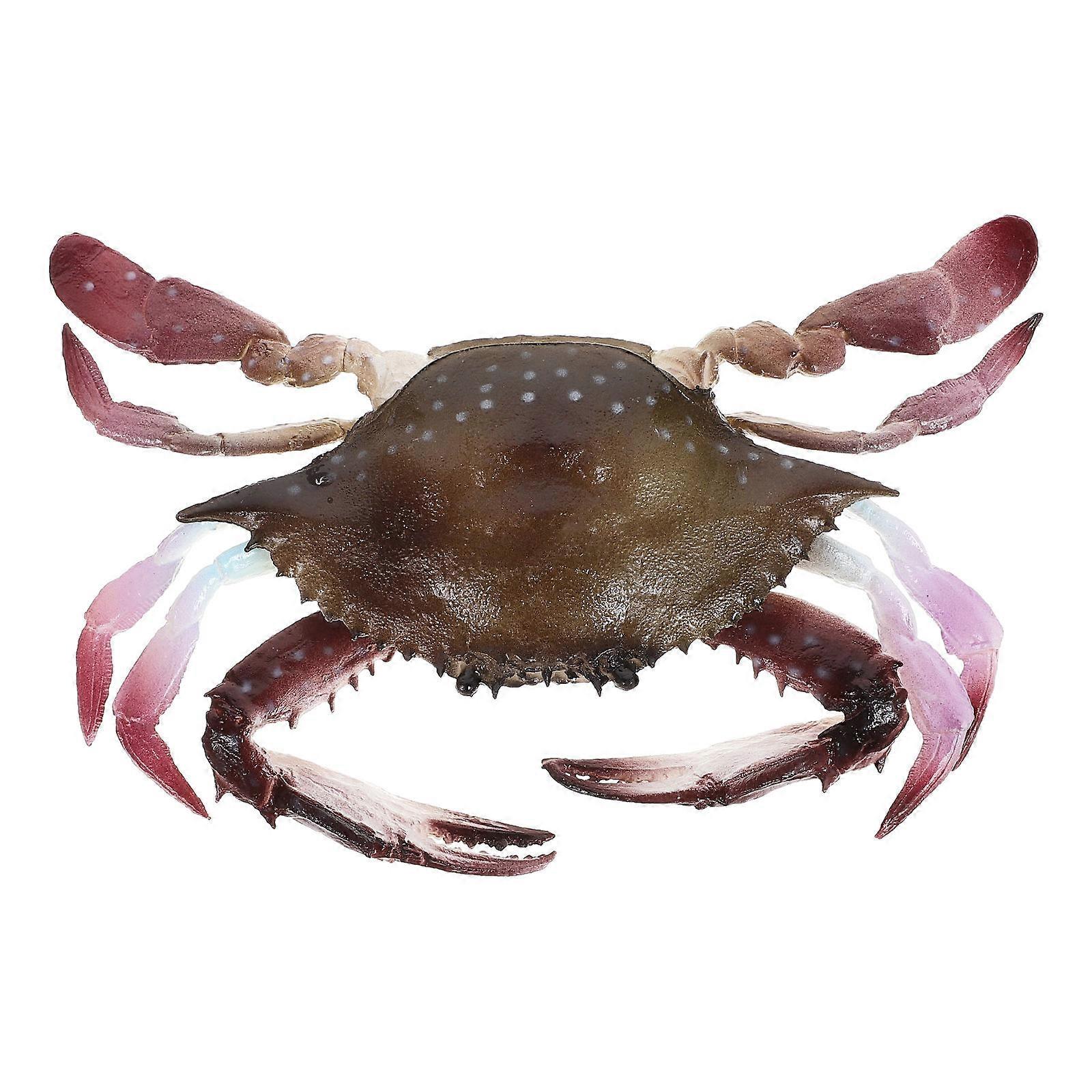 Creative Simulation Crab PVC Figure for Playing 4Pcs Realistic Animal Toy