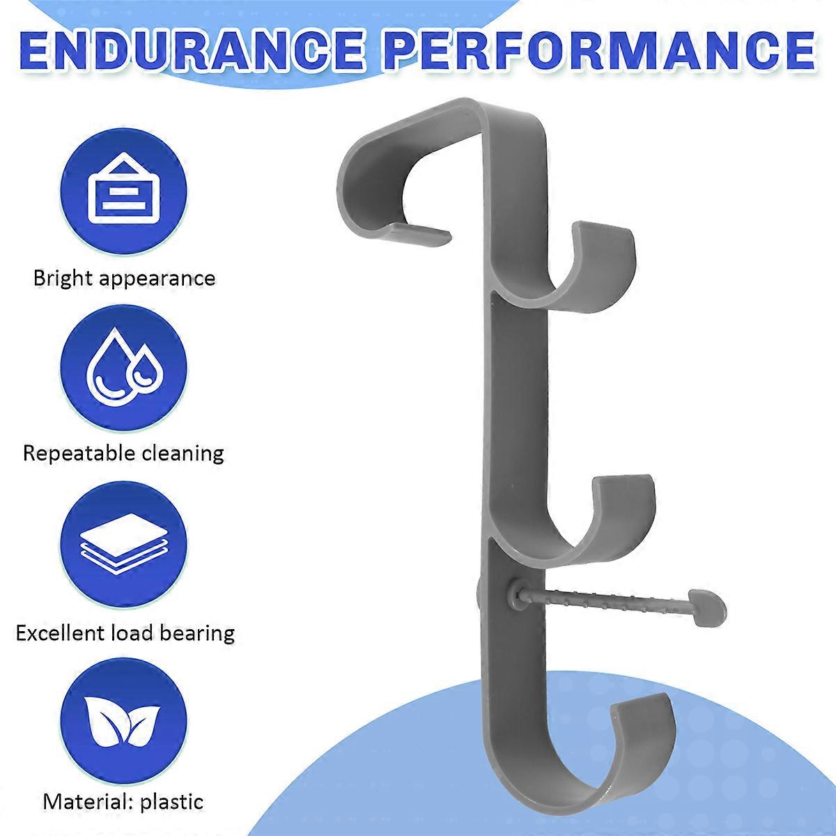 Adjustable Pool Leaf Skimmer Net Holder Ground Pools Pole Hanger Swimming Pool Rack Equipment Hooks