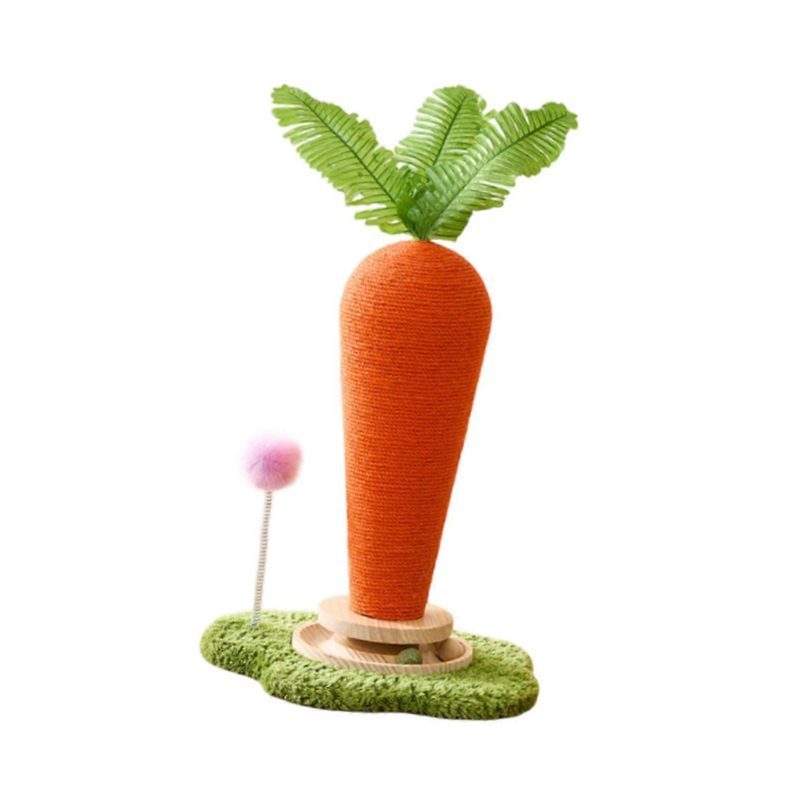 Cat Scratching Post Scratch Post Cute Vertical Scratcher for Cat and Kittens 34x61cm