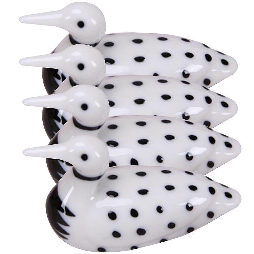 16 Pcs Ceramic Chopstick Holders Animal Shape Dining Table Cutlery Rest Home Decoration Compact White Practical Utility