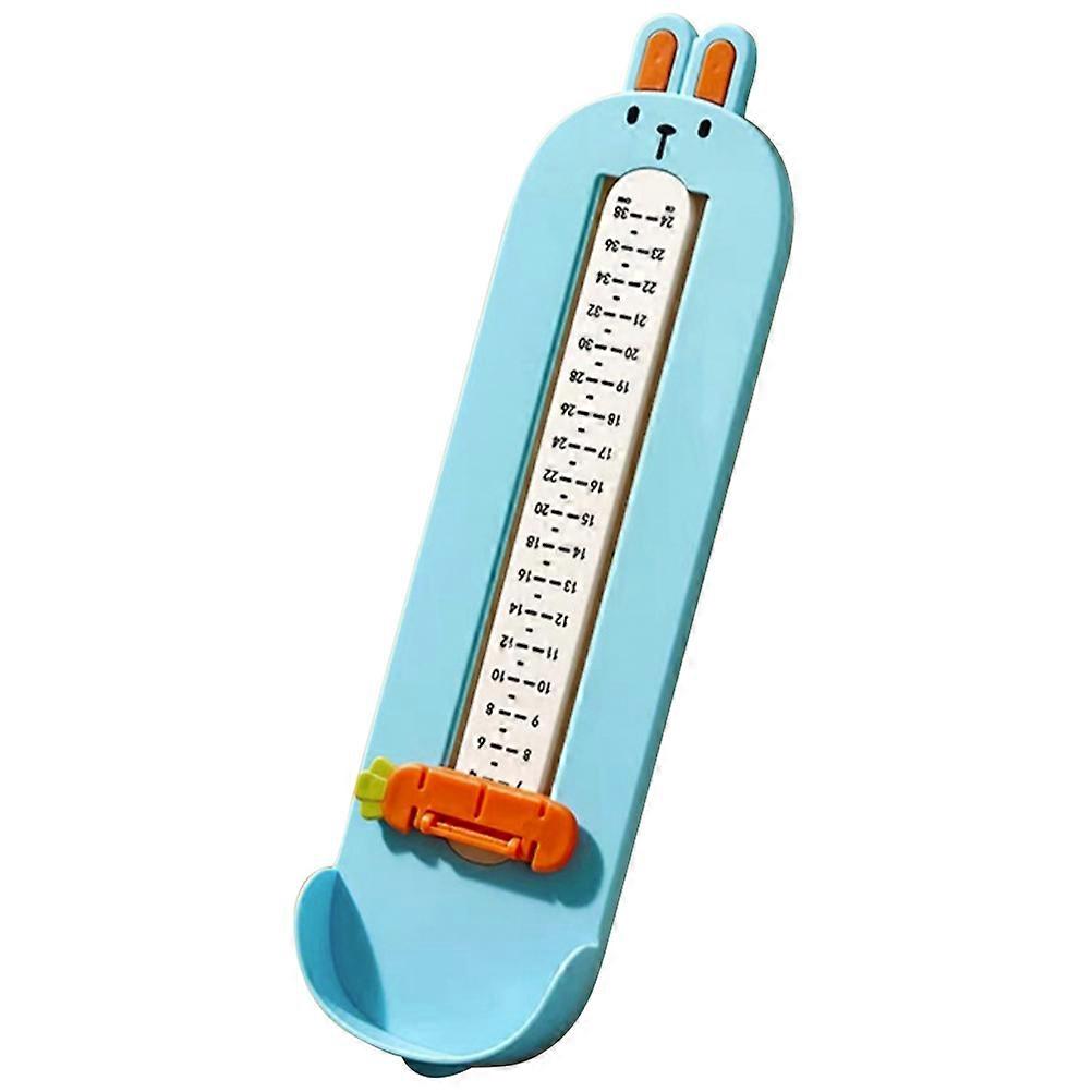 Kids Shoe Sizer for Measuring Blue ABS Plastic Foot Measuring Device