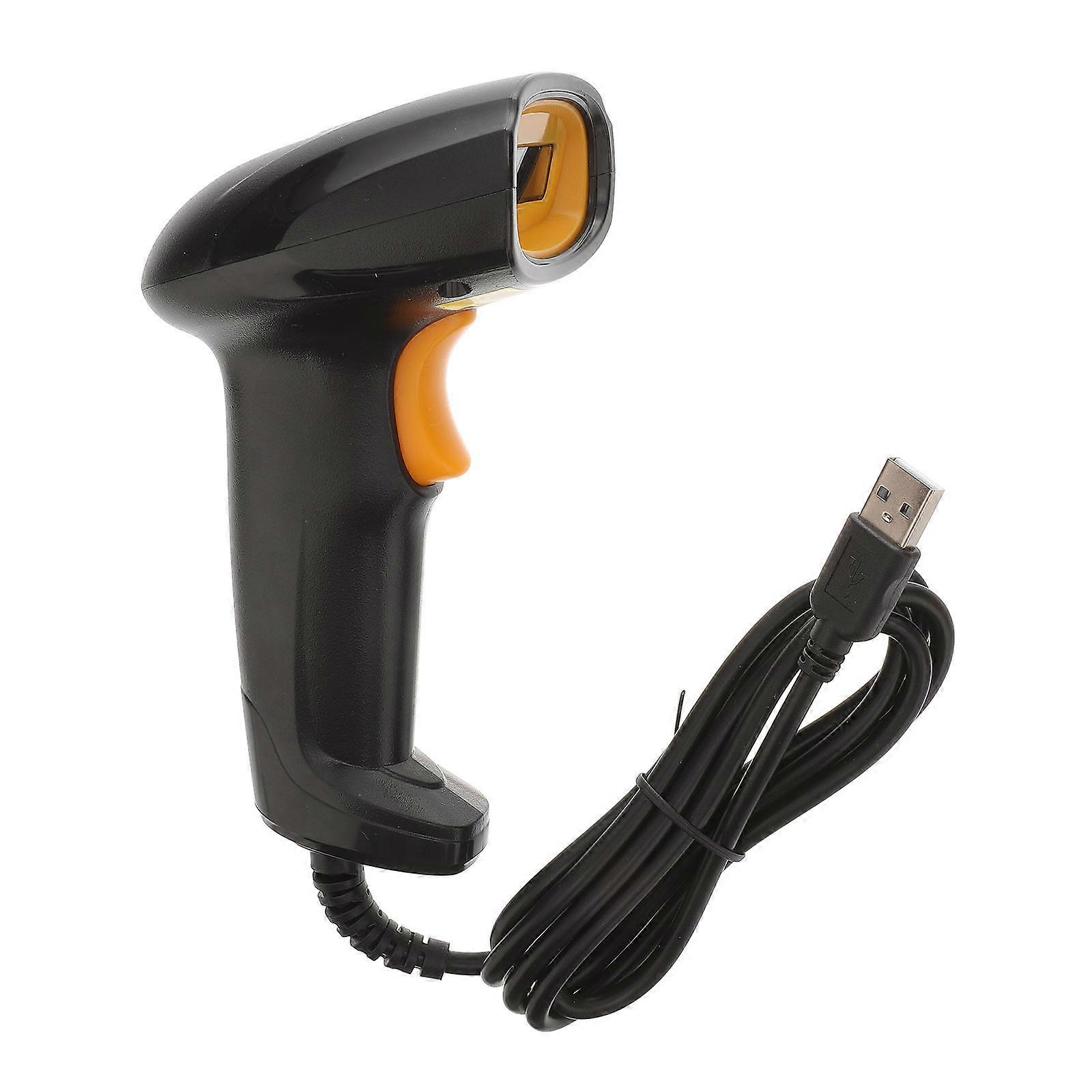 Wired Barcode Scan Apparatus 2Pcs For Commodities And Clothes 17x10.5cm Rectangular Design With Efficient Functionality