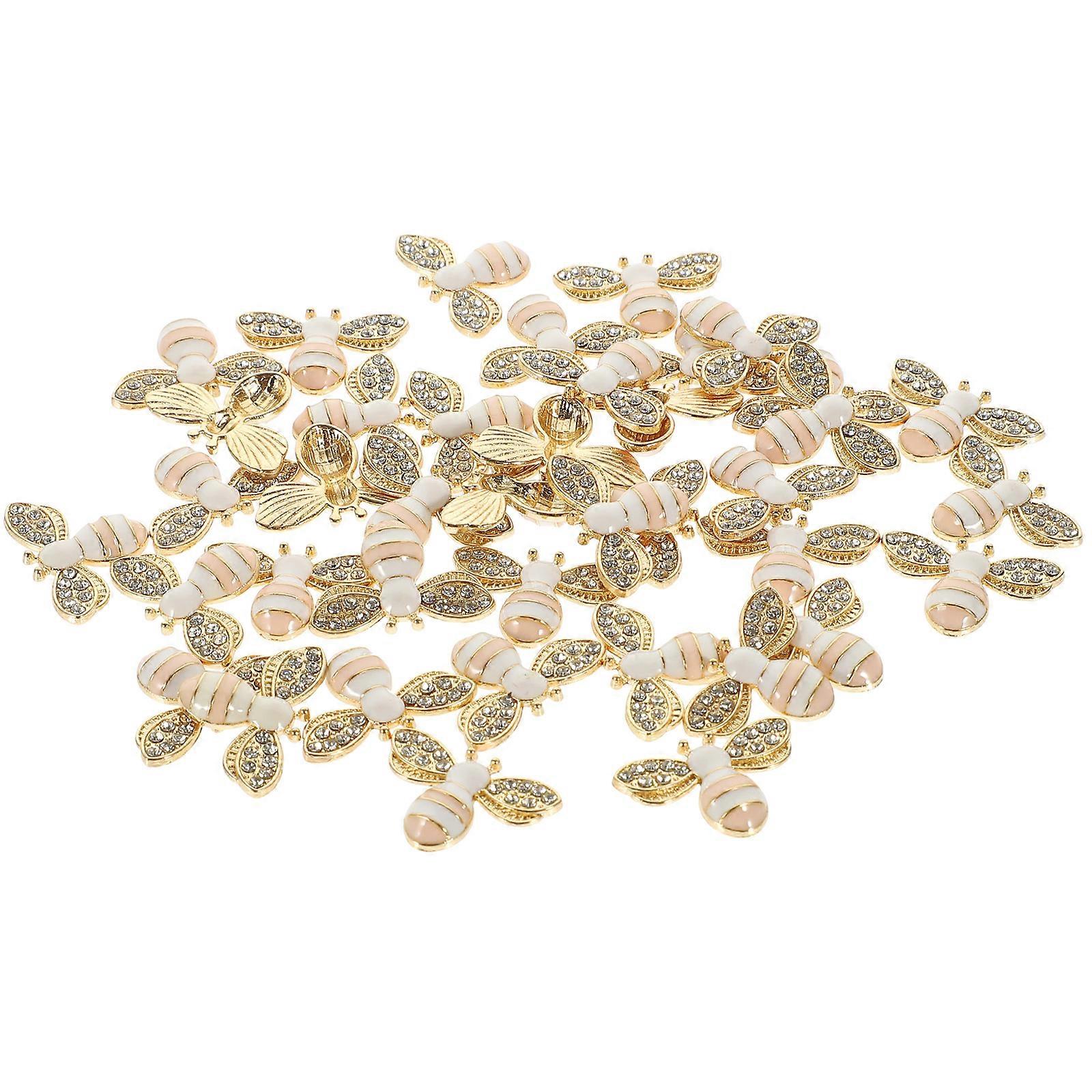 DIY Phone Case Charm 40Pcs Pink Alloy Smooth Touch Craft Props for Decoration and Creativity