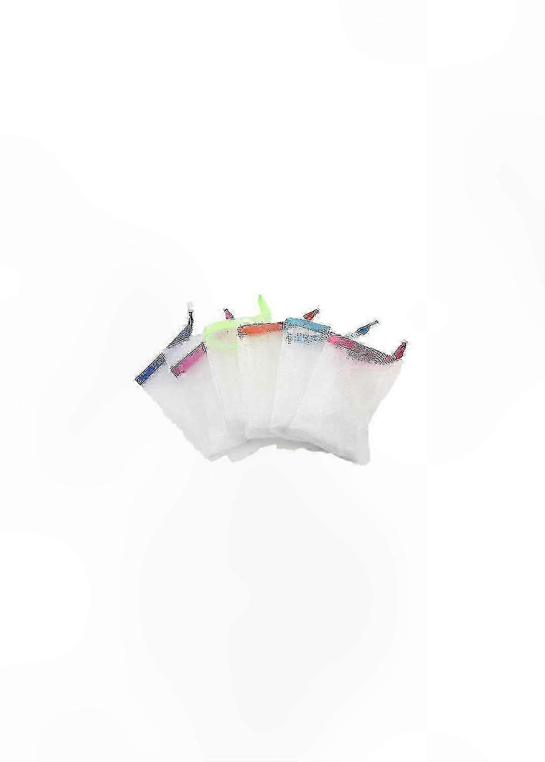 5-Pack Foaming Nets for Facial Cleansing, 9.5x15cm, Soft and Durable Mesh Pouches for Easy Lathering