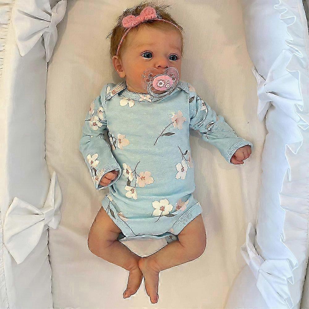 19 Inch Lifelike Reborn Baby Doll Felicia with Soft Cloth Body and Realistic Features