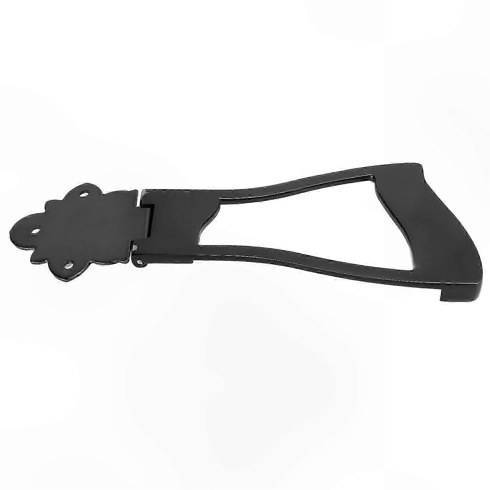 Black Replacement Tailpiece for 6-String Electric Guitar