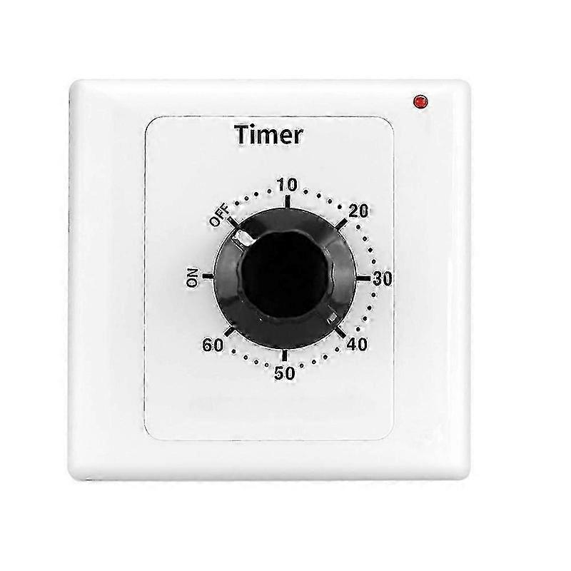 60 Min Timer Switch, AC 220V 15A Intelligent Mechanical Countdown Timer SZRH A-F