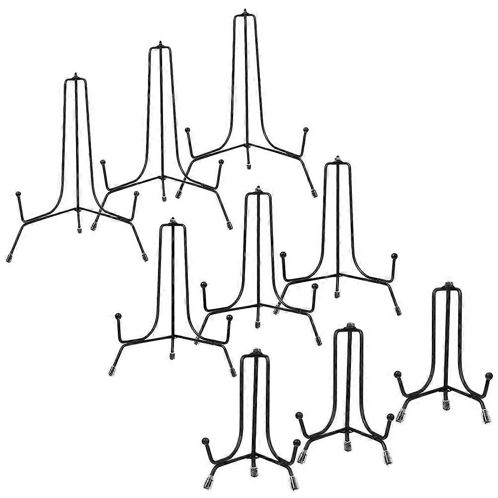Plate Holder Iron for Secure Display 36Pcs Table Easel Stand
