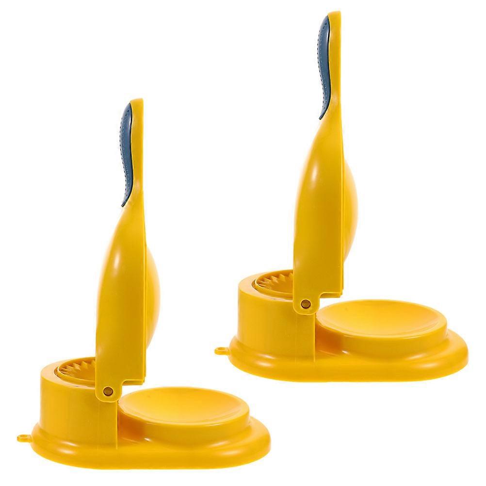 Dumpling Skin Makers Tools Kitchen Dumpling Maker Tool PP Material Home Cooking 2Pcs