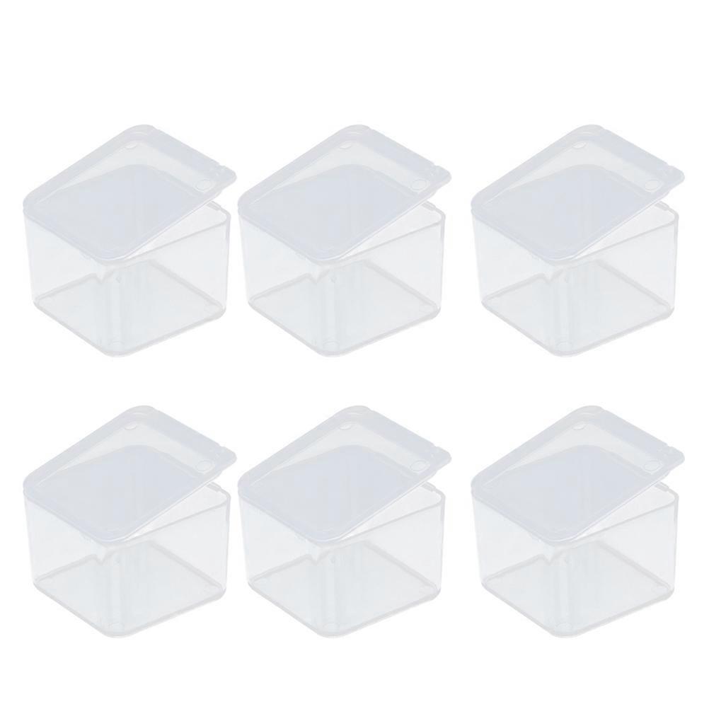 Medicine Box Component Storage for 100Pcs Transparent Plastic Storage