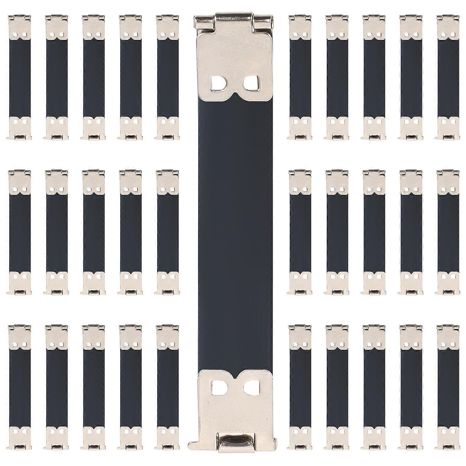 100Pcs Metal Internal Flex Frame for Handbag Hinges Spring Clip Craft