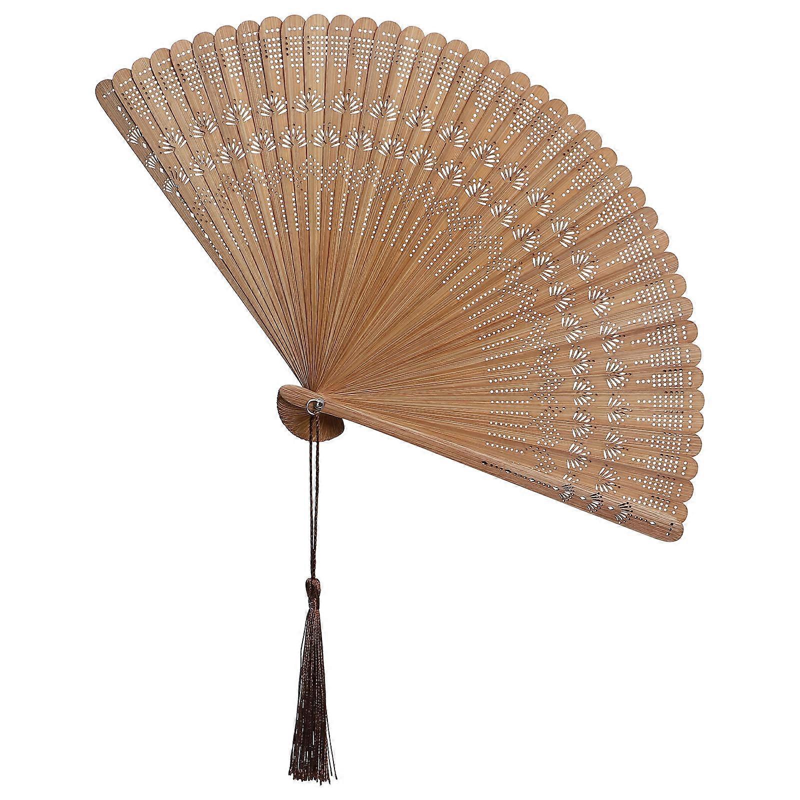 Bamboo Folding Fan Chinese Style for Performance Use 10Pcs