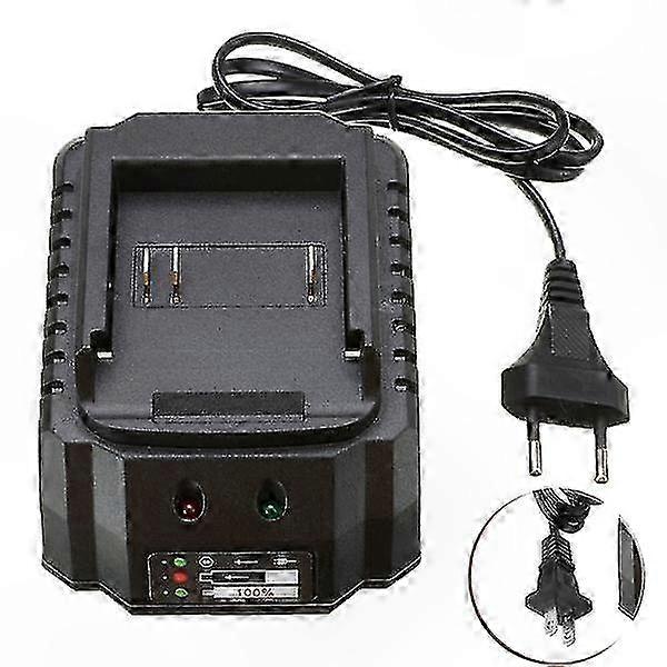 18V litiumionbatterilader for elektroverktøy. Erstatningslader kompatibel med 18V litiumionbatterier.