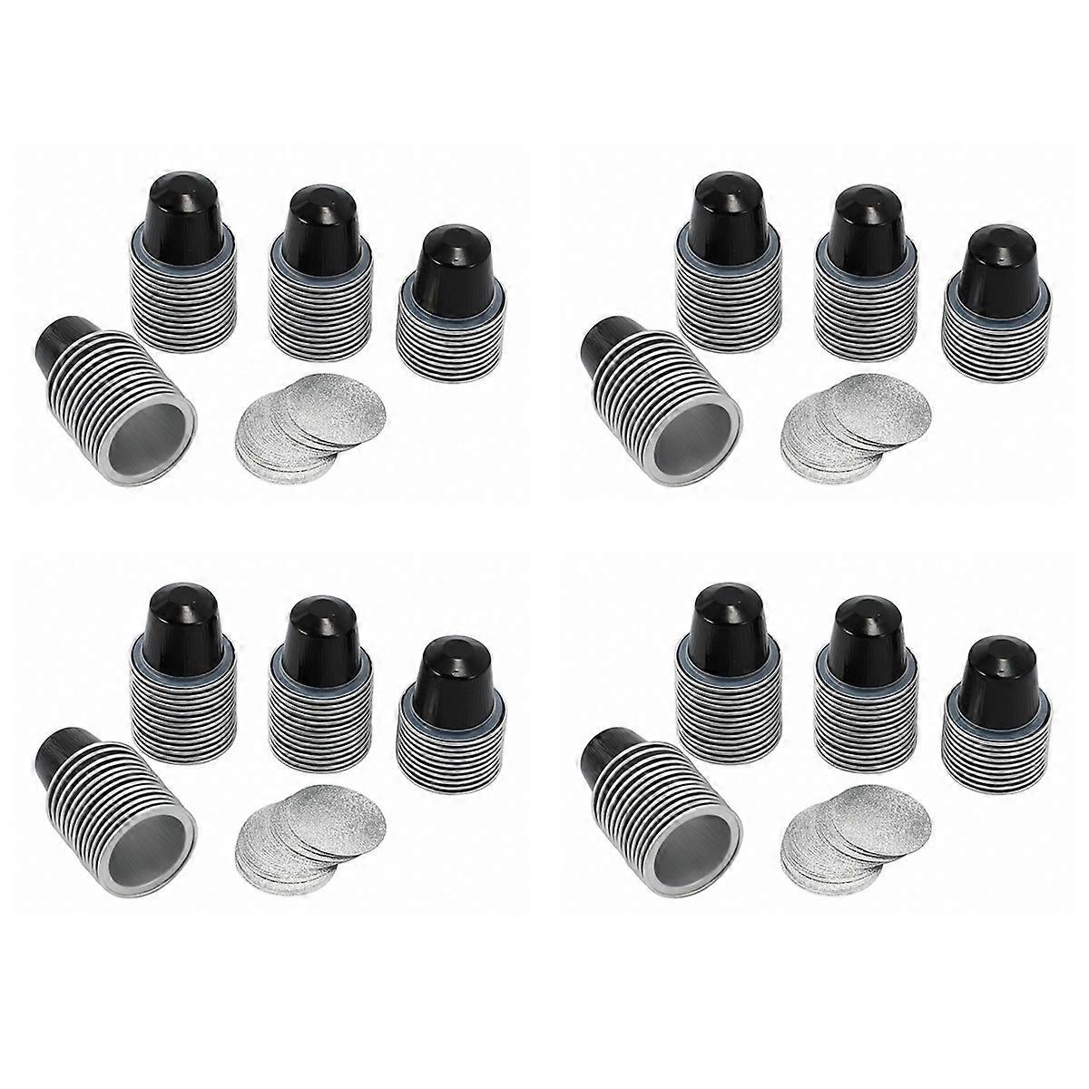 50Sets Refillable Coffee Capsules Cup Disposable Coffee Supplies