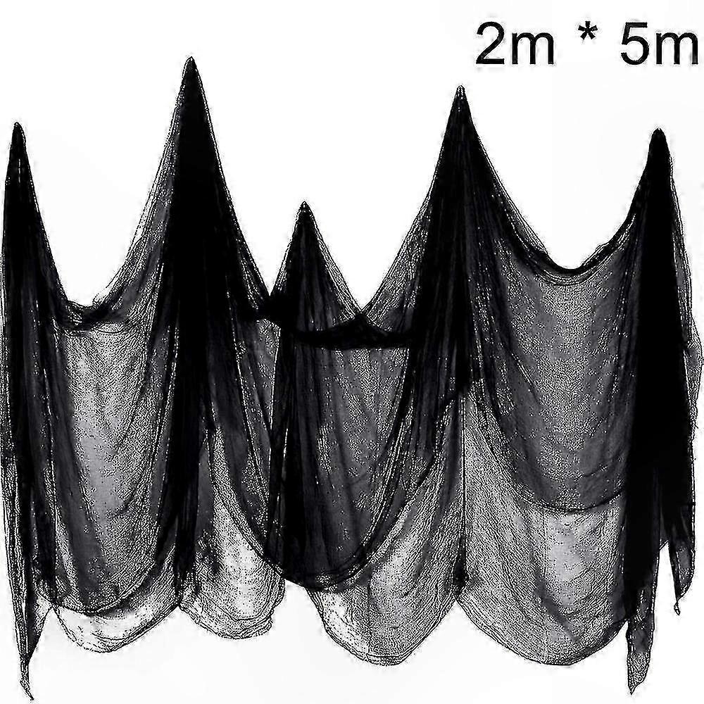 Spooky Halloween Fabric for Crafting and Decorations Muslin Cloths for Seasonal Displays and DIY Projects