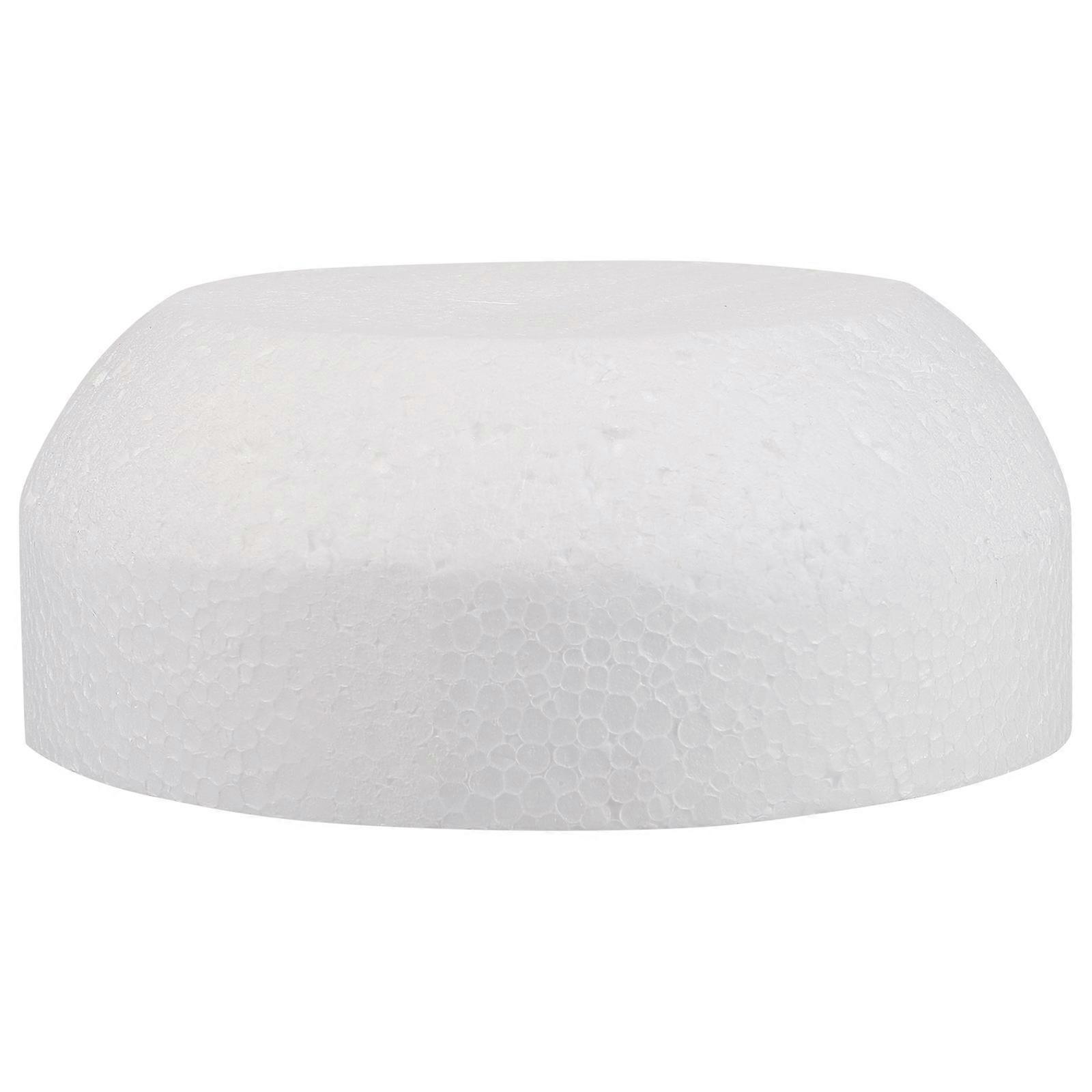 White Foam Cake Shape Mold for Birthday Party Decor 1Pcs Practice Model