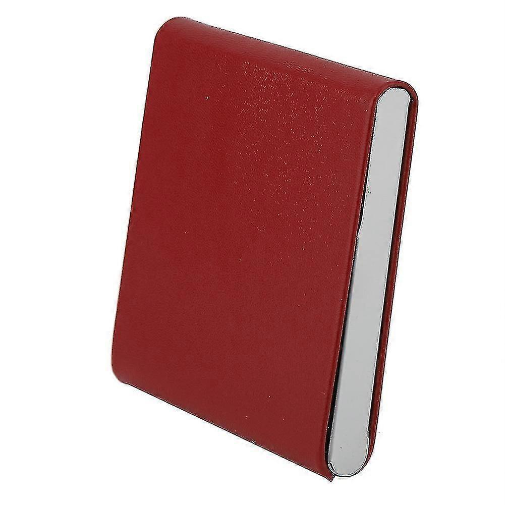 Hold 10 Cigarettes Pu Leather Nice Gift Smoker Cigar Case (red)