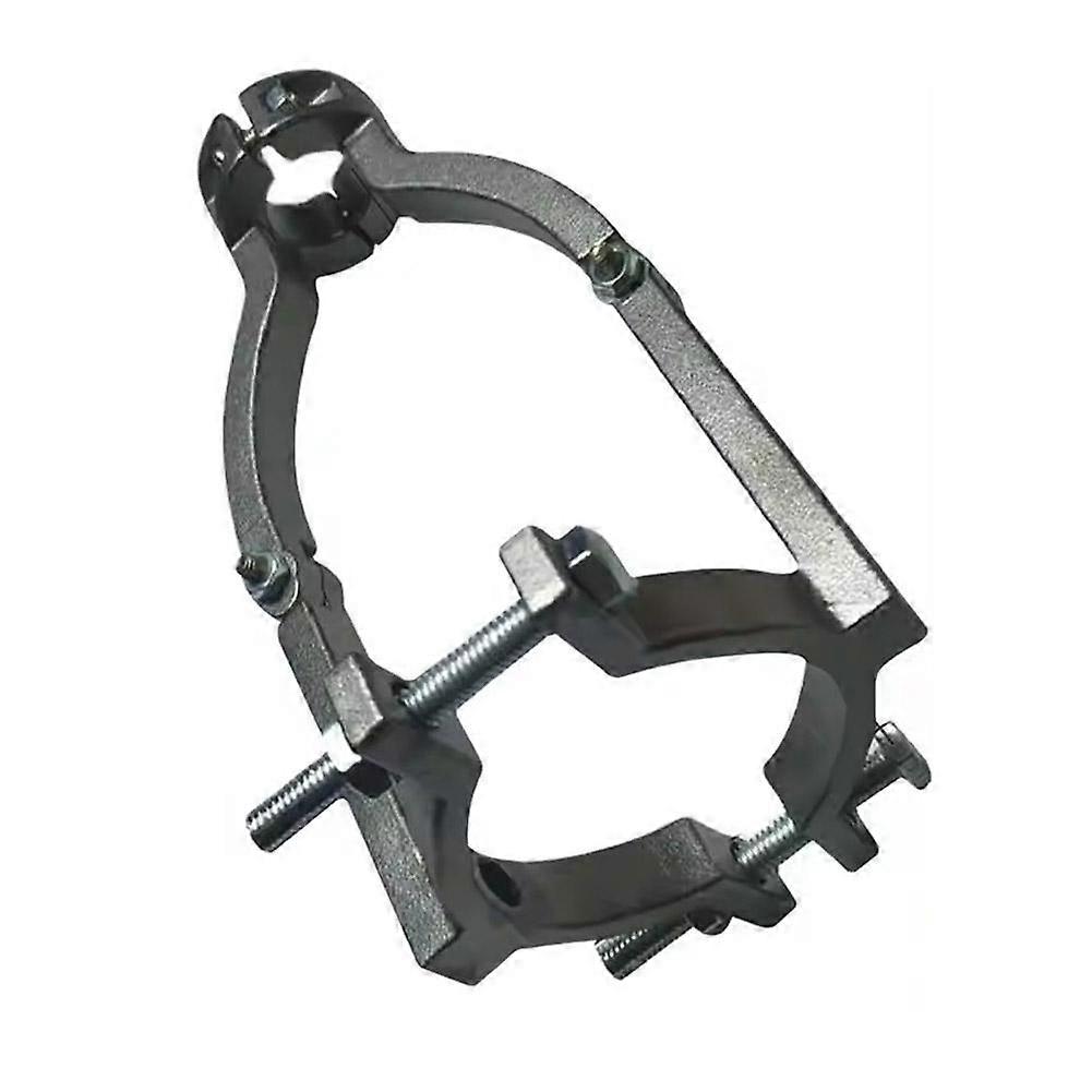 Heavy-Duty Steel Square Hole Drill Mounting Bracket Adjustable for Woodworking and Furniture Making