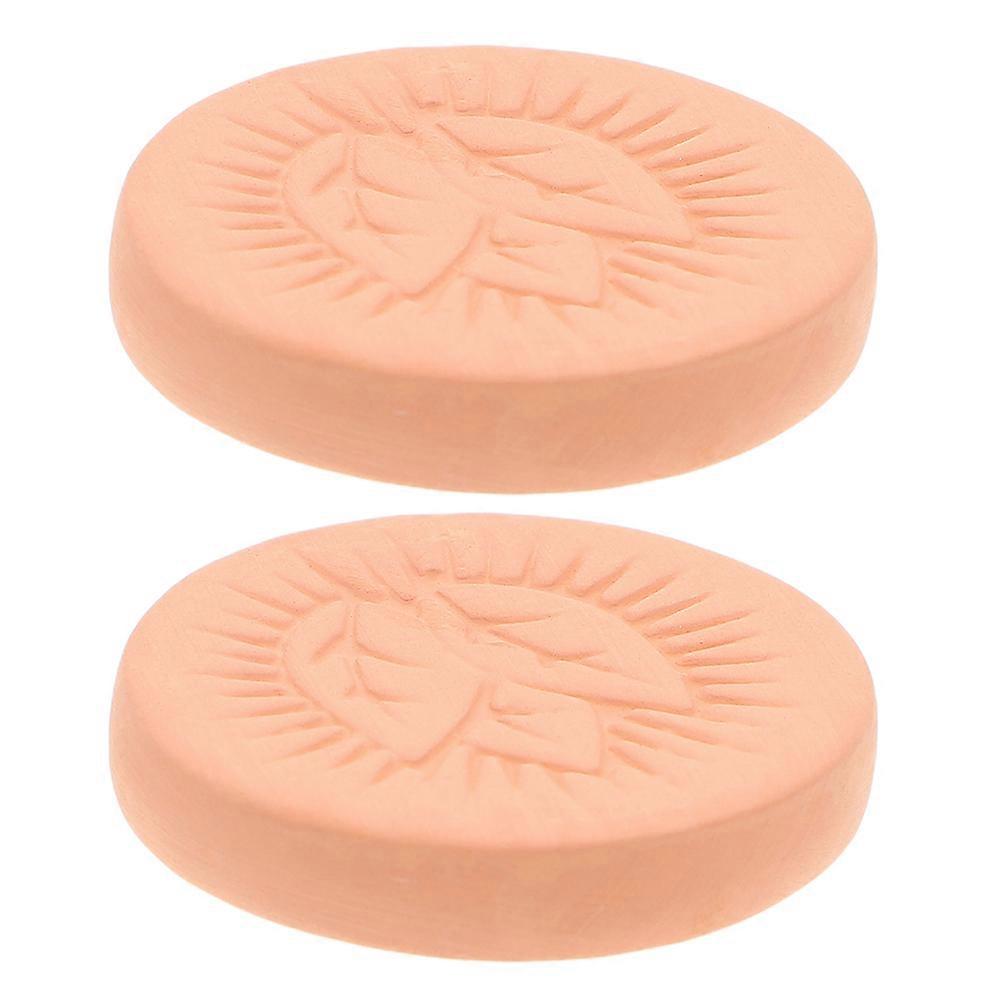 Terracotta Brown Sugar Softening Disk for Food Storage 8Pcs Reusable