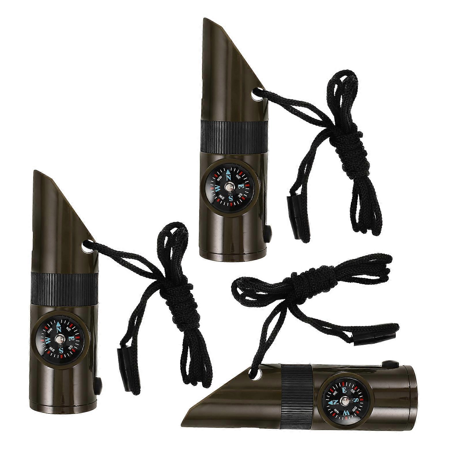 Outdoor Life Saving Whistle Multifunction Emergency Whistle Set 3Pcs