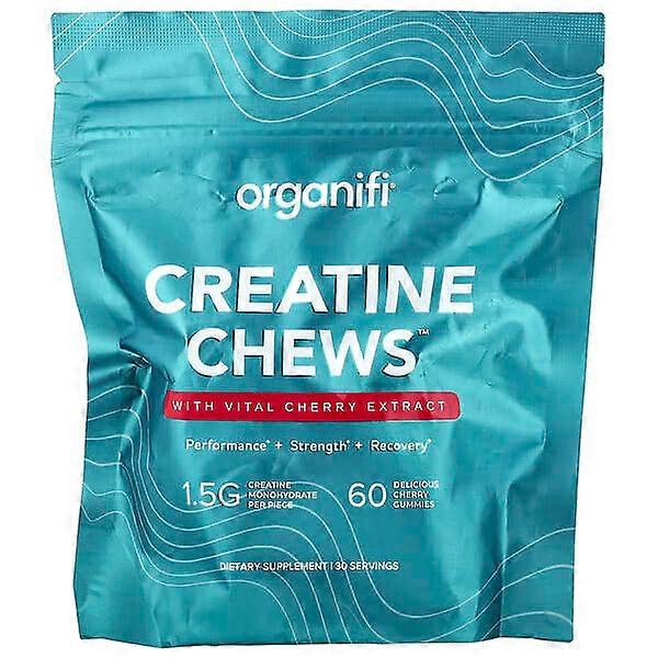 Organifi, Creatine Chewsâ¢, Cherry, 60 Gummies