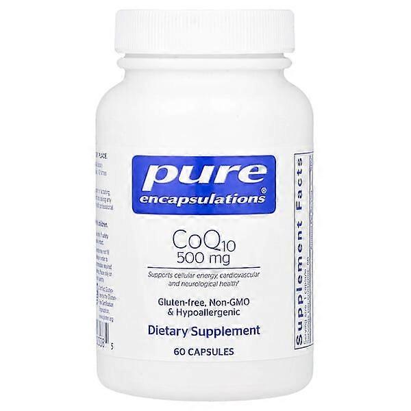 Pure Encapsulations, CoQ10, 500 mg, 60 Capsules