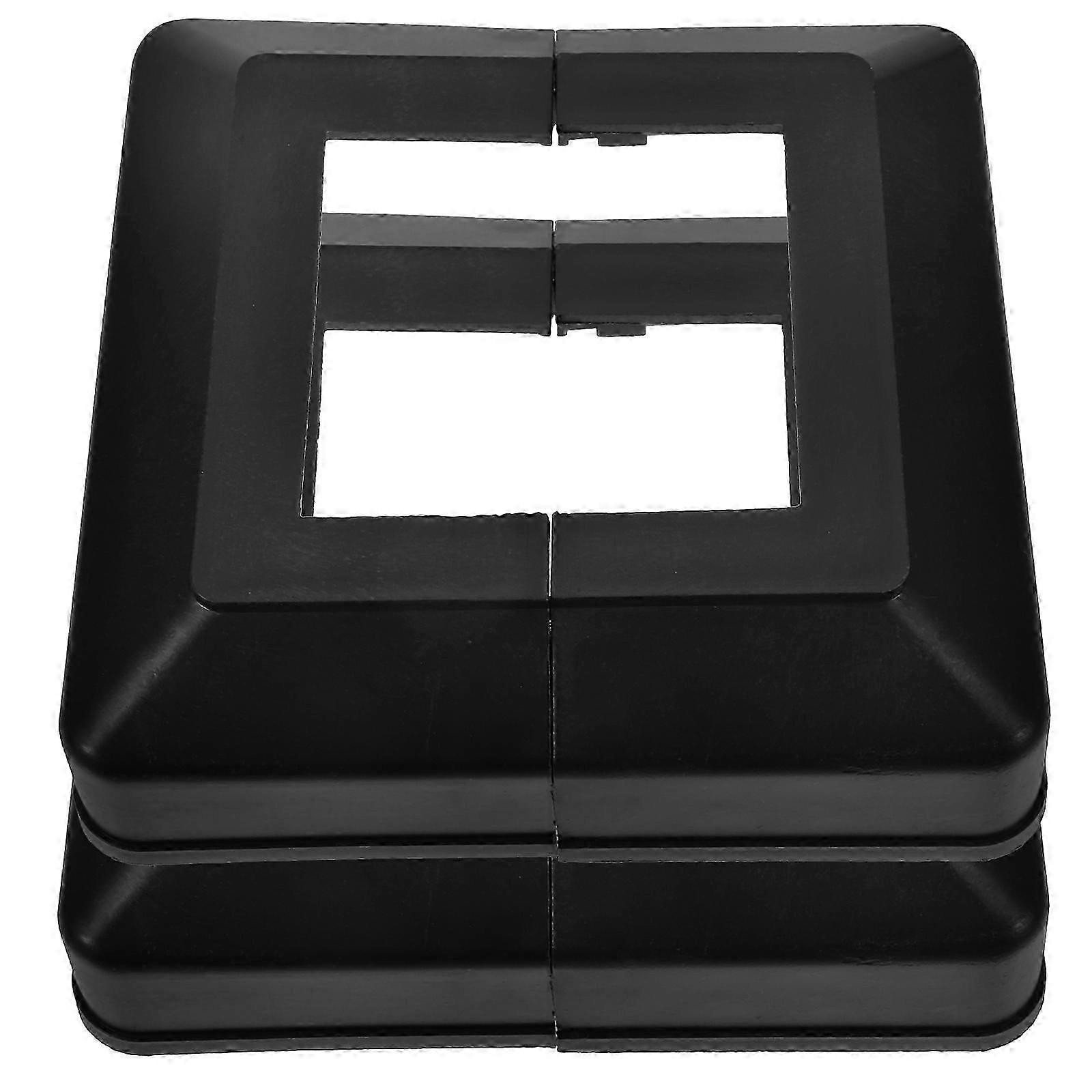 2025 2pcs Column Wrap For Porch Railing Post Cap Fence Post Sleeve Split Post Cap