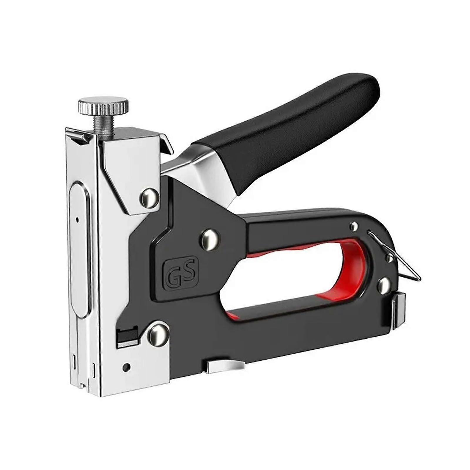Manual Nailing Gun Black For Woodworking Hand Operated Nailing Tool Direct Staple DIY Household