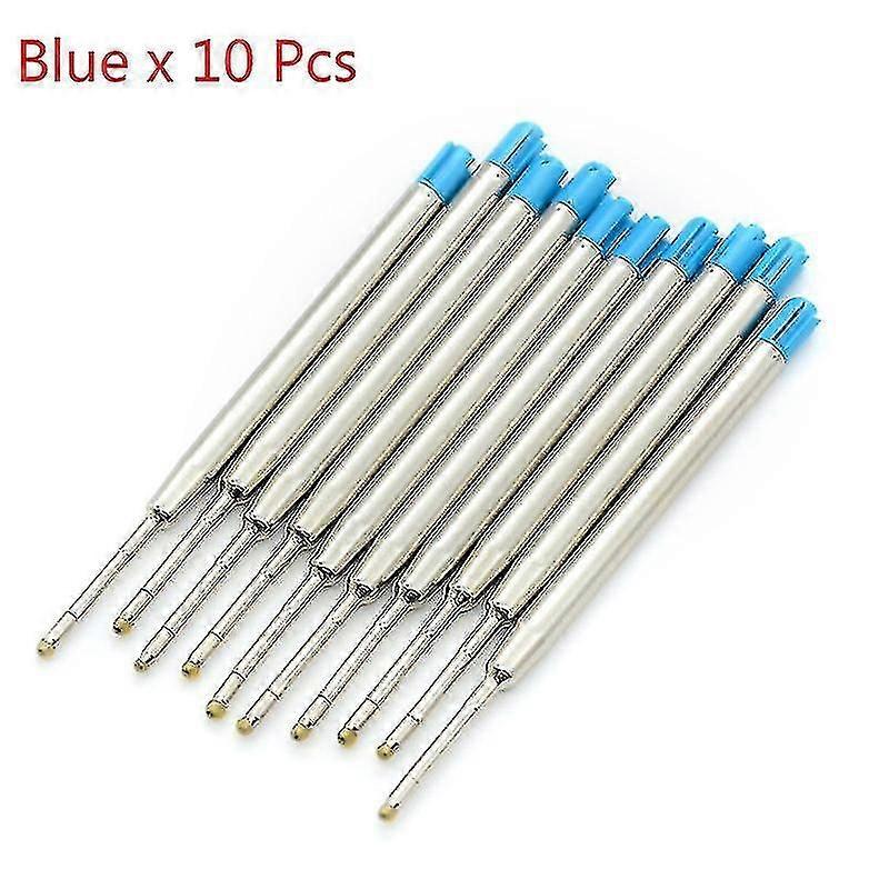 10 قطع الحبر الأزرق باركر نمط قياسي 1.0mm حبر جاف القلم العبوات نيب المتوسطة Hfmqv