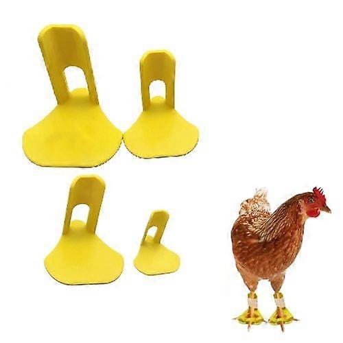 4-Sizes Chicken & Duck Leg Splint Set - Hobble Splint for Broken Feet, Curled Toes & Bumblefoot Treatment