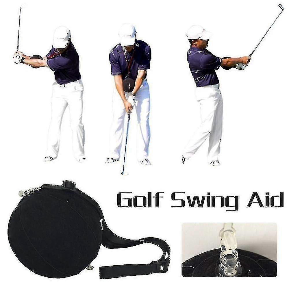 Golf Swing Trainer Ball With Smart Inflatable, Assist Correction Training
