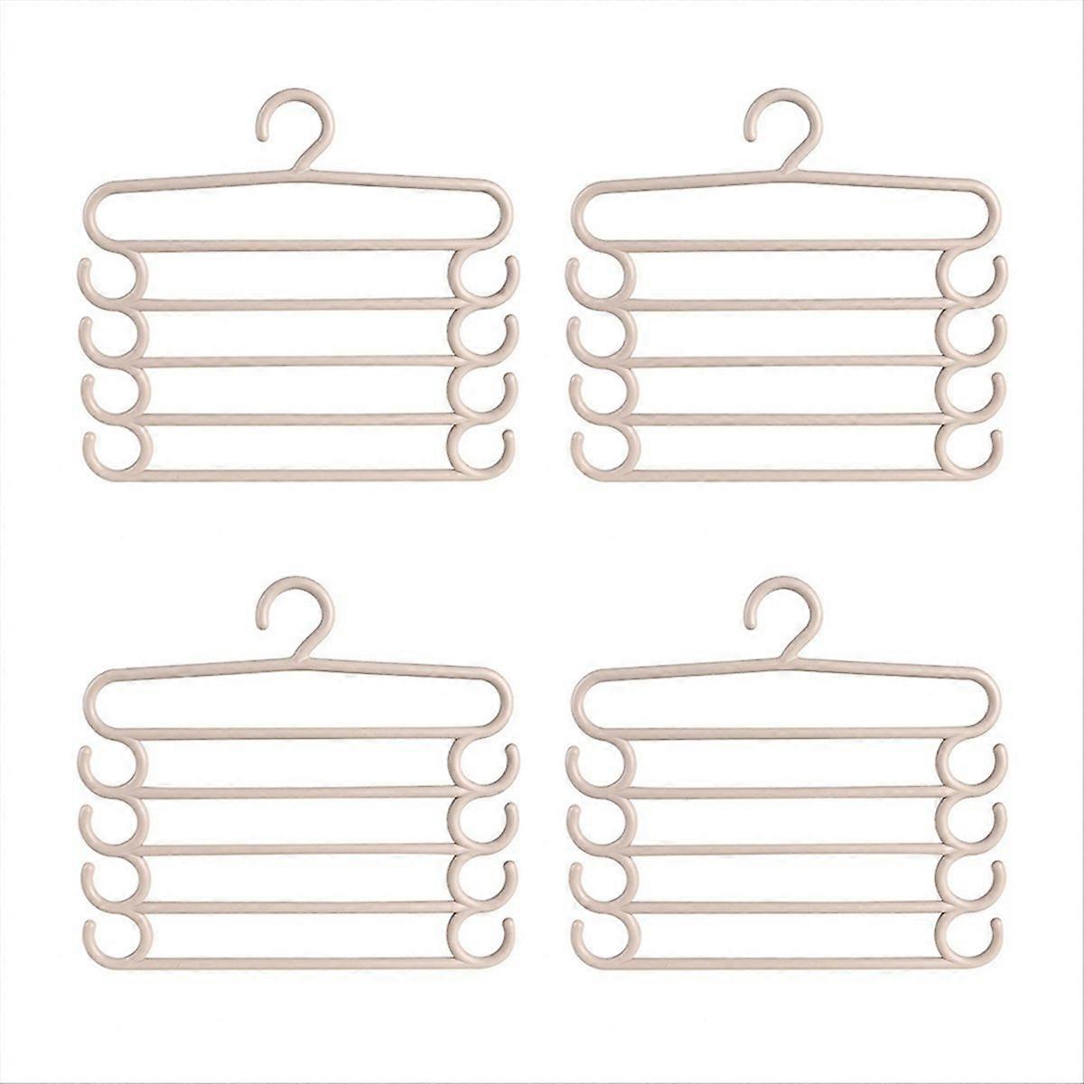 Pants Rack Multifunctional Household Saving Space Clothes 5 Layers A