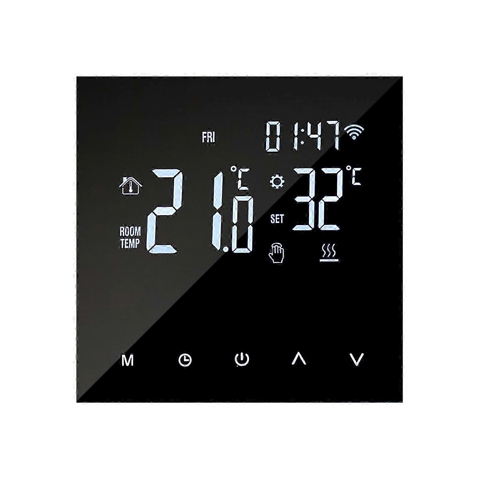 WIFI Smart Heating Thermostat Digital Temperature Controller Mobile Phone APP Control Touchscreen LCD Display Week Programmable El SZRH