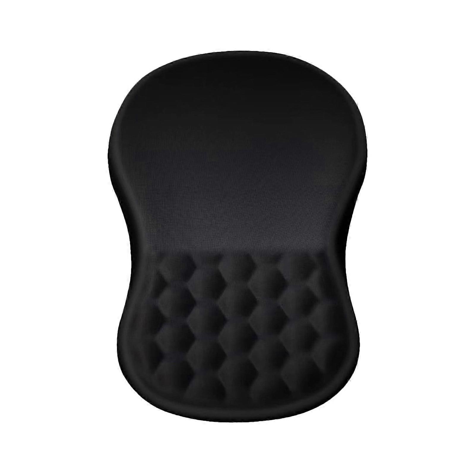 Hiroekza Desk Mat, compatible with desktop, black terrain map wrist guard, large soft mouse & keyboard pad for gaming, school supplies