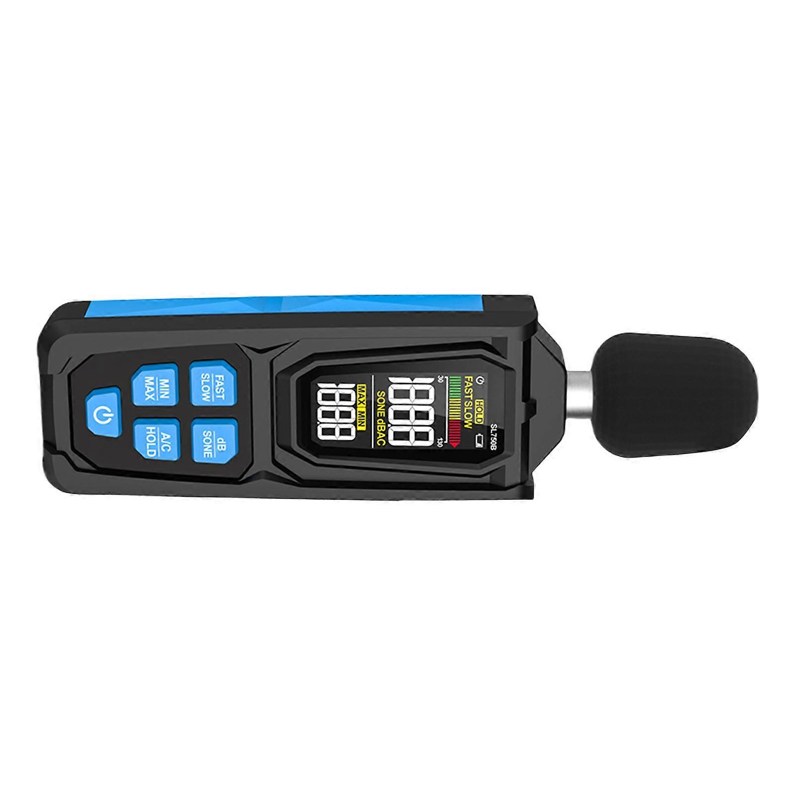 30-130dB Decibel Meter Handheld Noise Meter for Indoor Outdoor Use Digital Sound Level Meter with Data Hold SPL Tester Multicolor