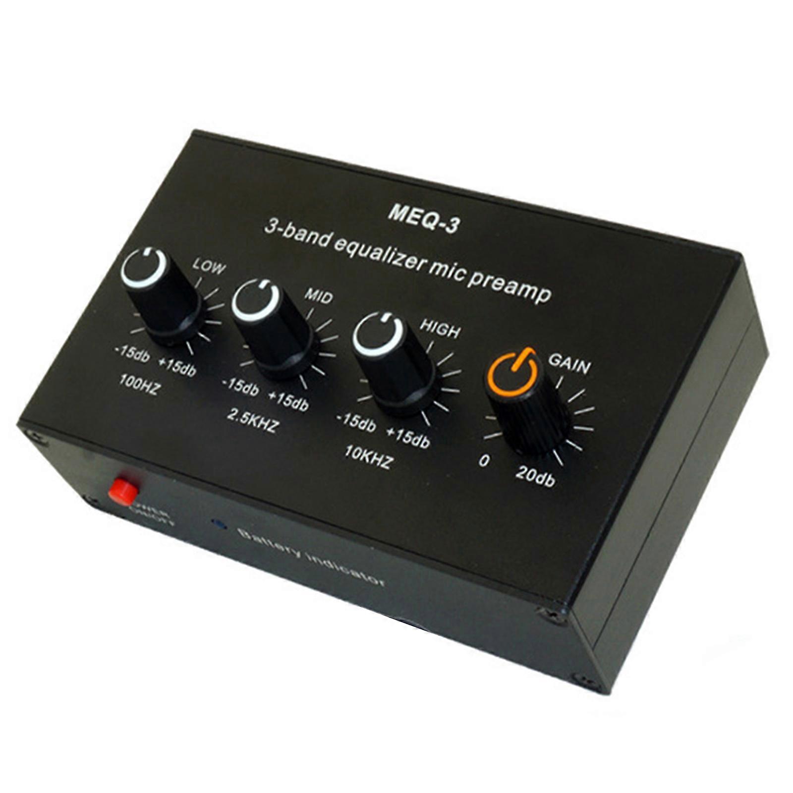 Microphone Preamplifier Microphone Equalizers Amplifiers Personalizes Sound Effect For Music Devices Tone Adjustment Multicolor
