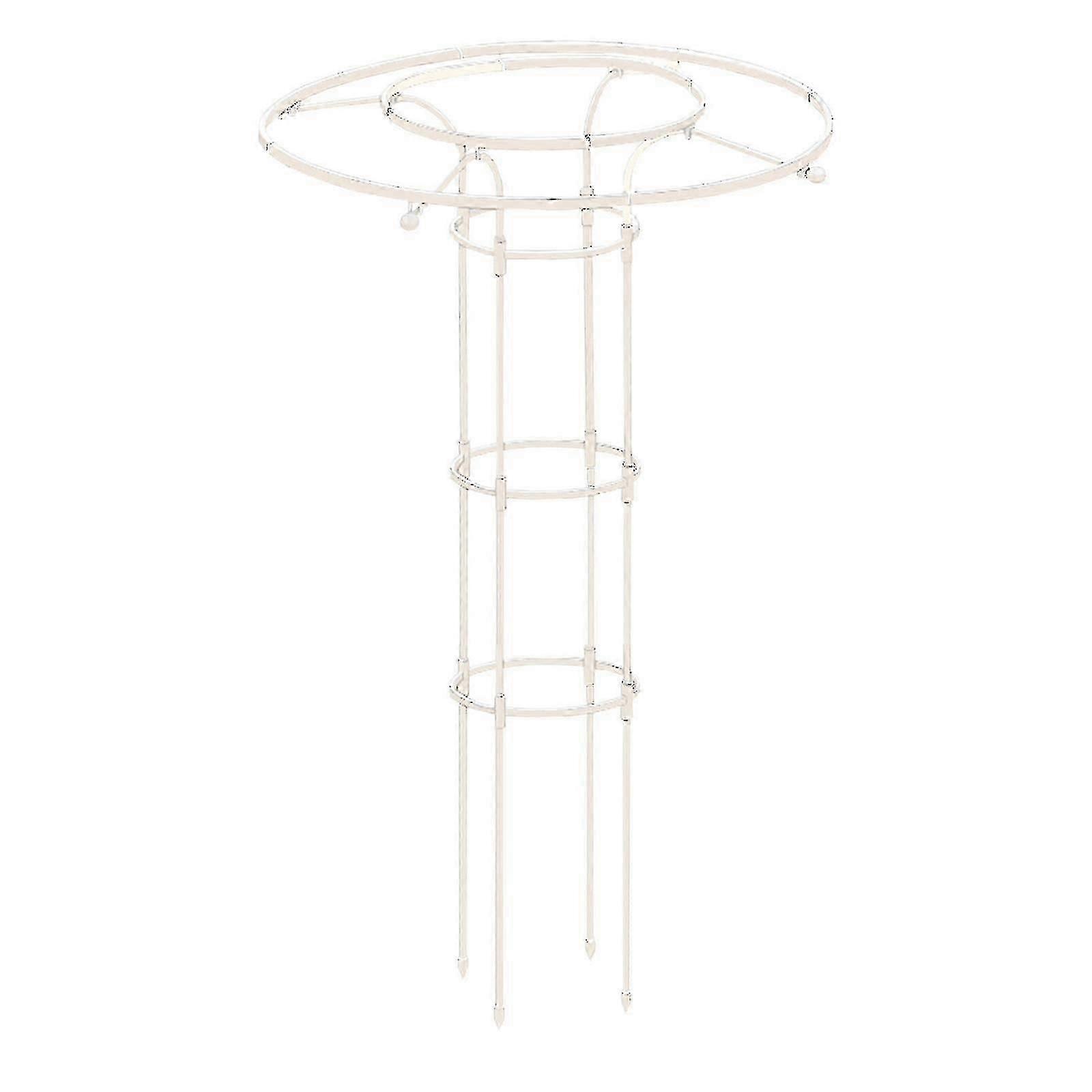 用于攀缘植物和花卉的高花园格子 - 独特的哑光黑色粉末涂层管状设计