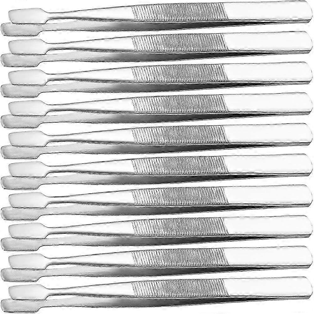 Precision tweezers for stamp handling - 10pcs photo tools