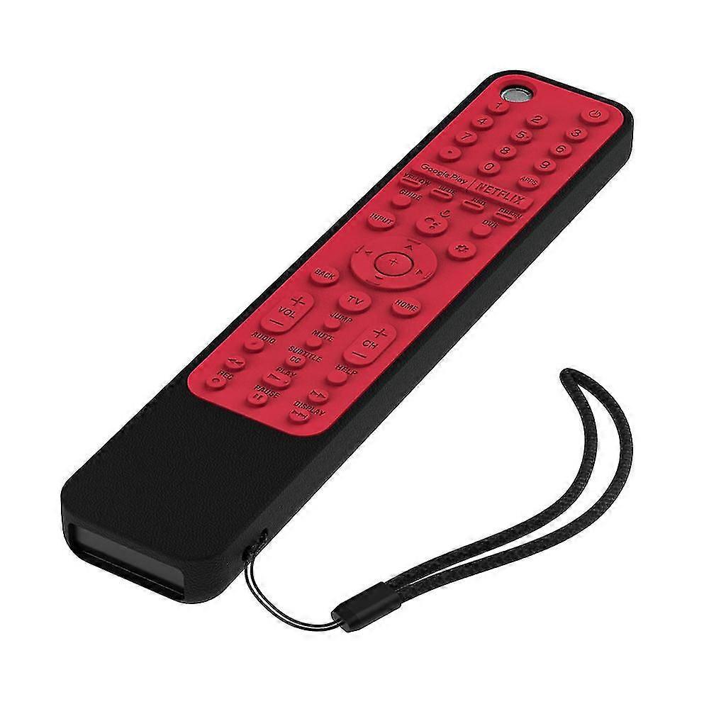 Shockproof Protective Cover For Rmf-tx600u Rmf-tx500e Magic Motion Remote Control(black+red)