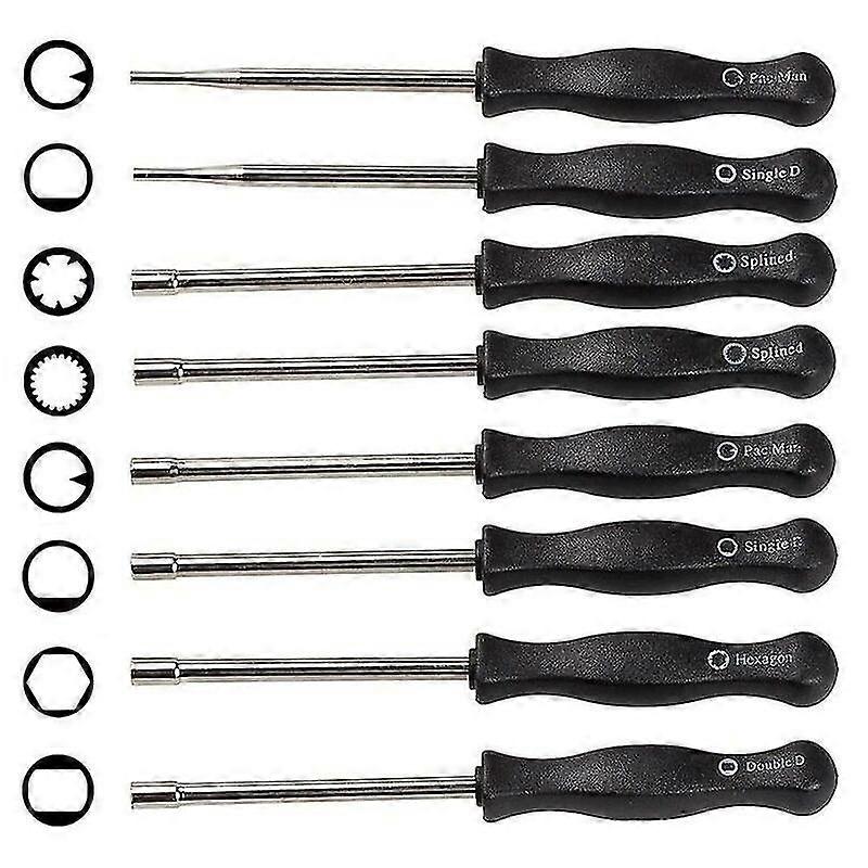 8 Carburetor Screwdriver Set for 2-Stroke Engine Adjustment Tool Kit