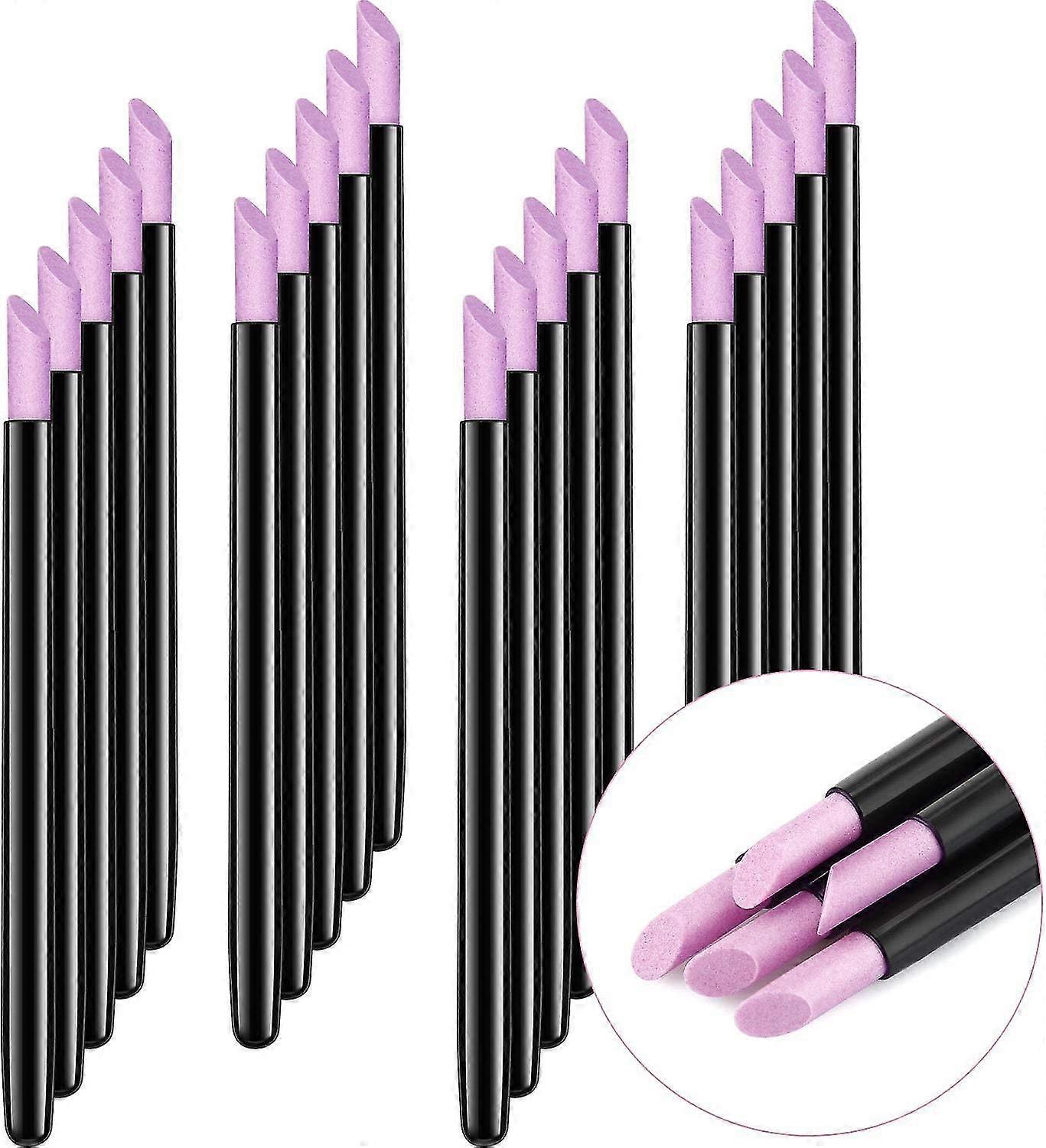 20 Pieces Pumice Stone Nail File Cuticle Stone Pusher Remover Buffer Manicure Tools