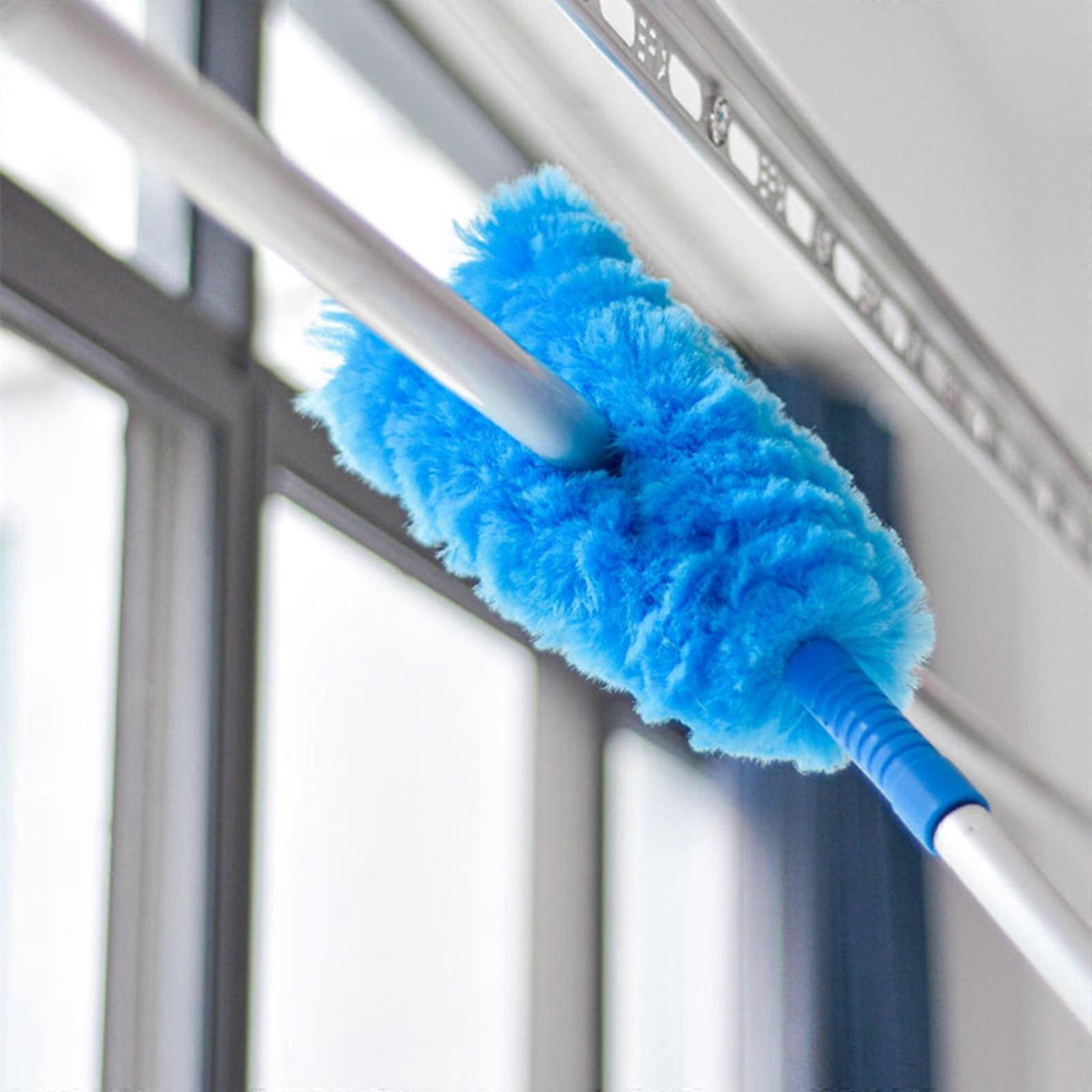 YANHAIGONG Feather Dusters for Cleaning, Compatible with High Ceiling Areas, Microfiber Duster, Washable, for Ceiling Fans, Railings, Window Gaps
