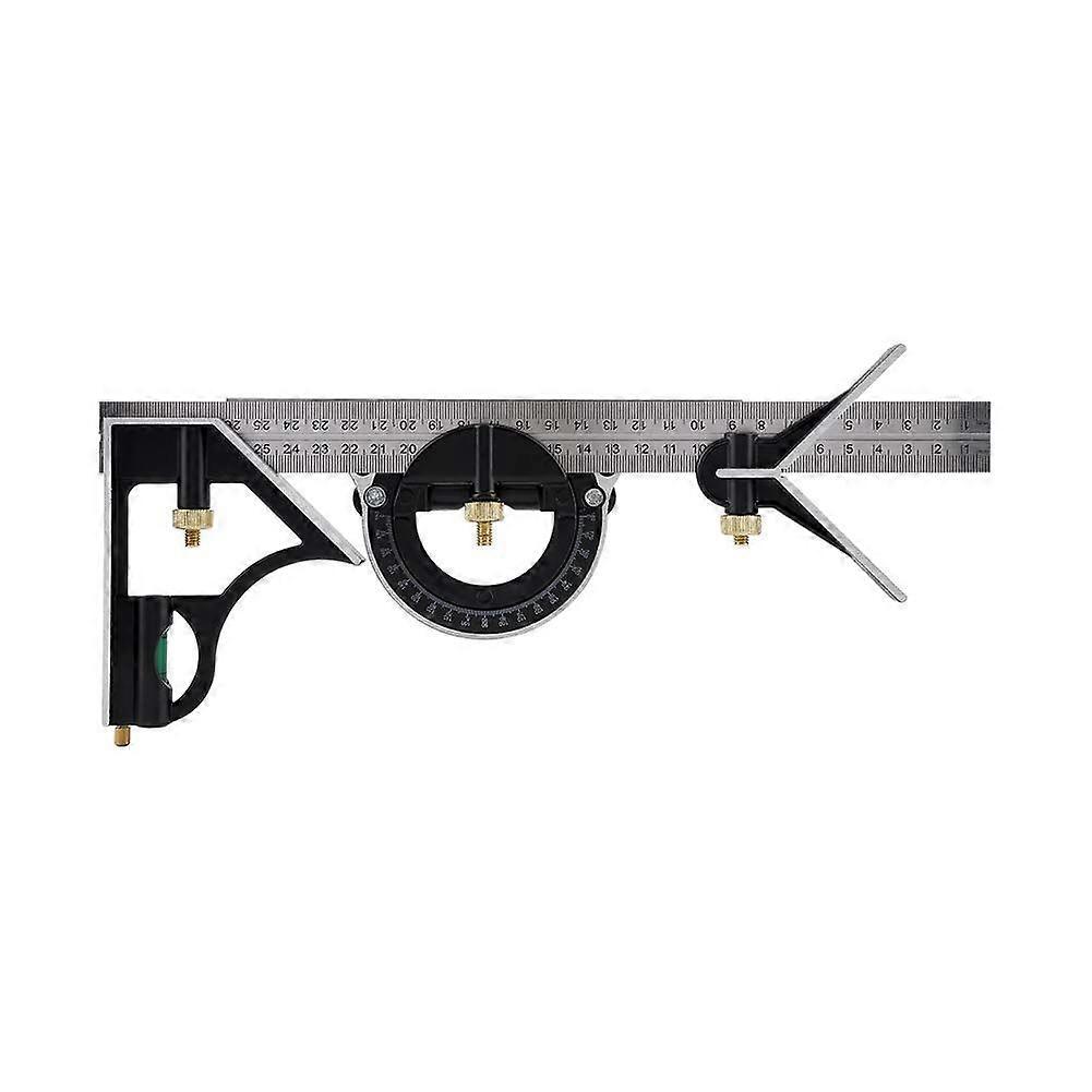 Combination Square  300mm Multi-functional Adjustable Combo Square Right Angle Ruler Engineer Measuring Tool  Carpenter Square