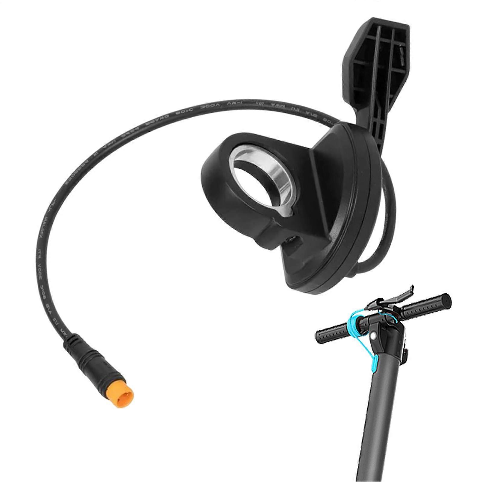 Scooter Throttle 3Pin Thumb Controller For Electric Scooters And ATVs Finger Throttle Yellow Round Head Handlebars