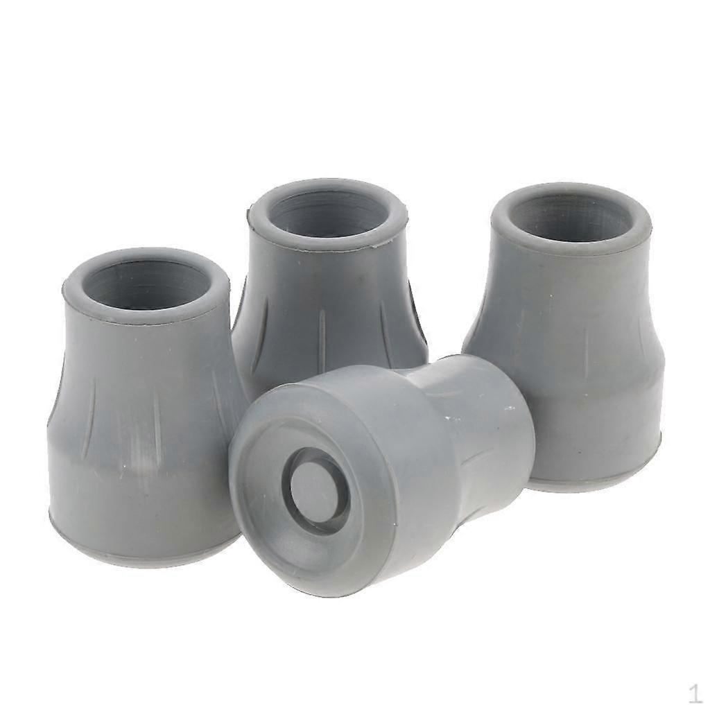4pcs Crutch Non-slip Rubber Buffer Tips Self Standing Walking For Crutches s