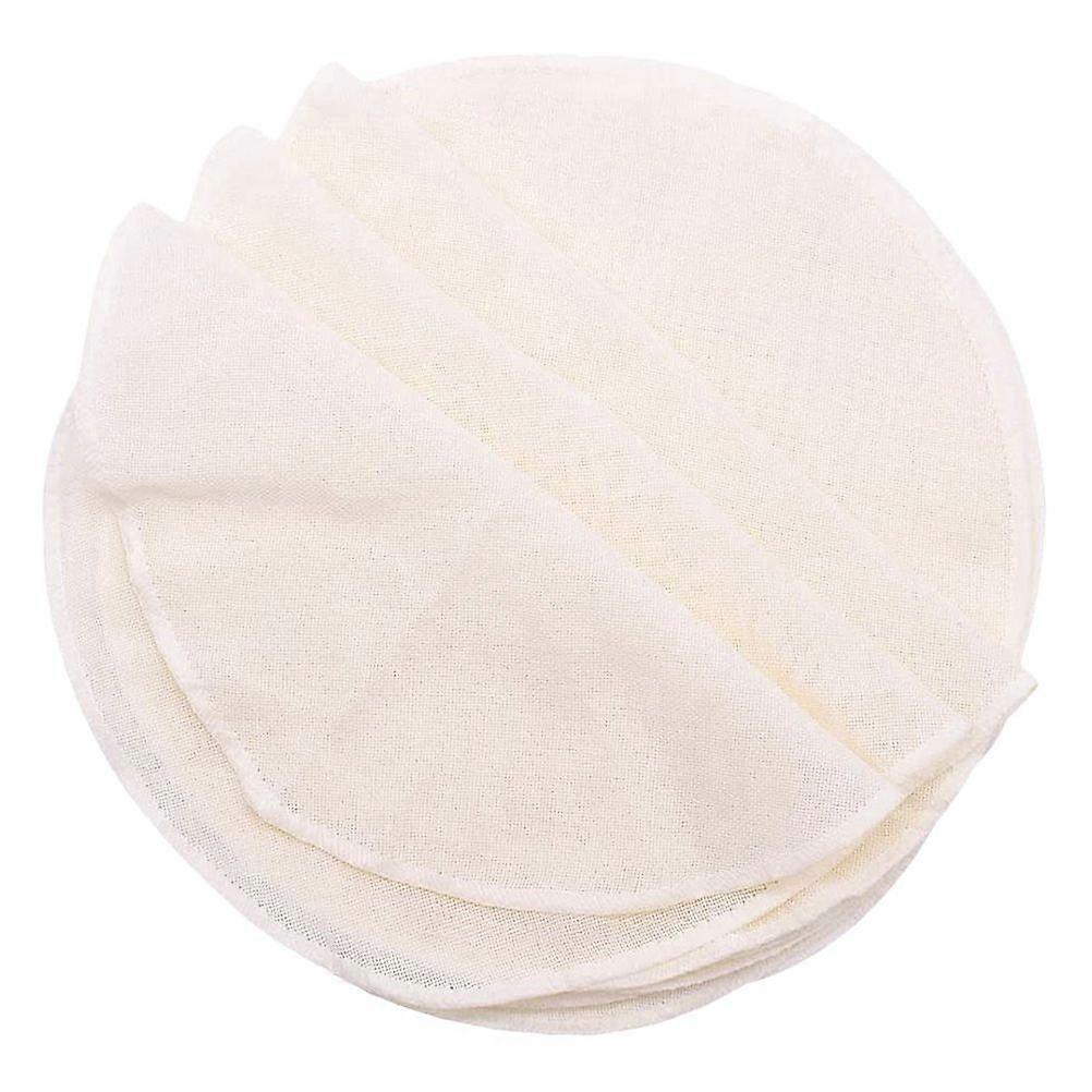 10pcsラウンドスチーマークロスコットンスチーマークロス再利用可能なスチーマーライナー