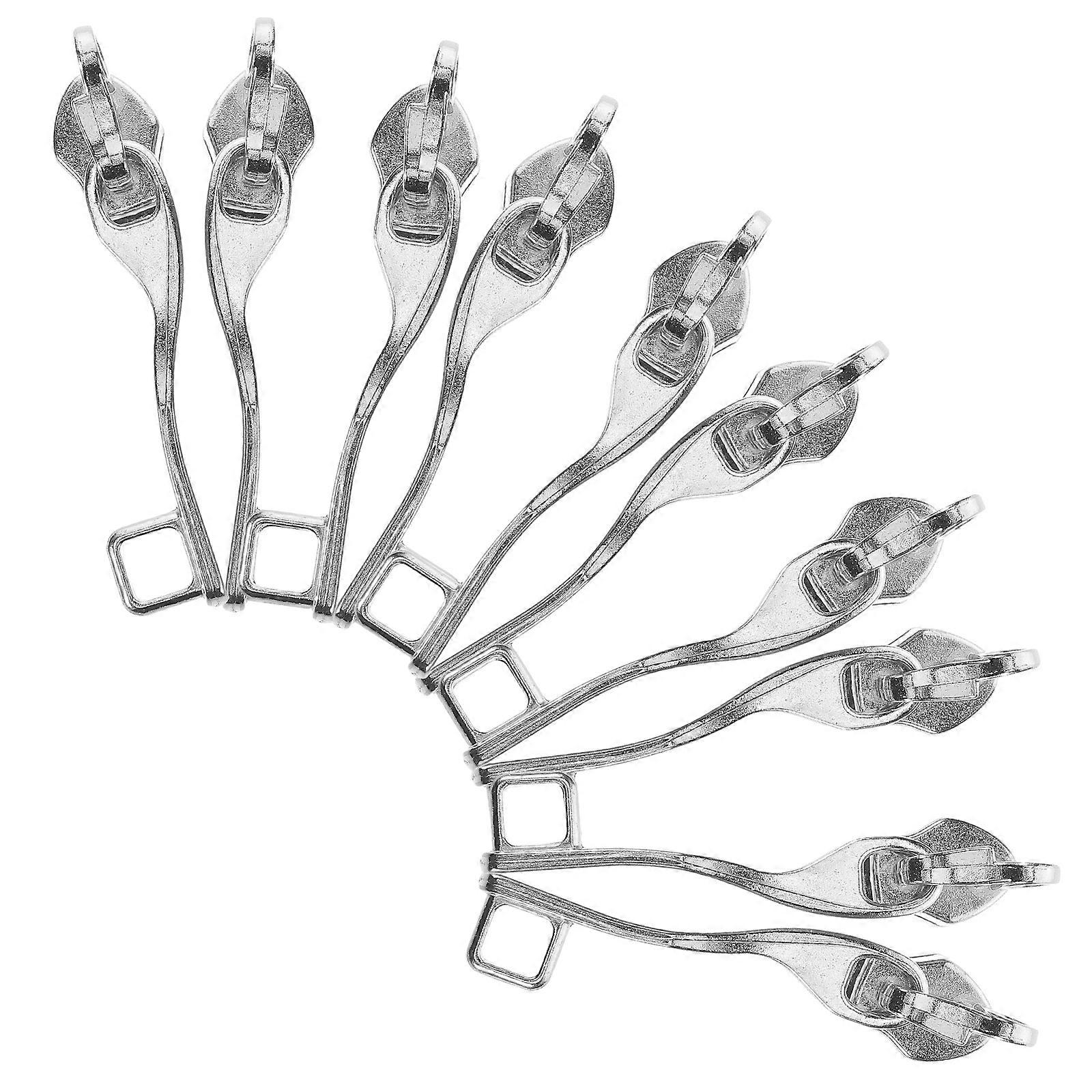 Luggage Explosion Proof Zipper Metal Slider Replacement 5Pairs