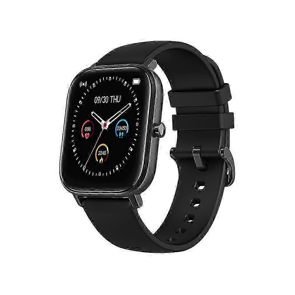25-26 P8b Ultra Slim Touchscreen Smart Watch with 1.4-inch Square Display Wearable Fitness Tracker with He